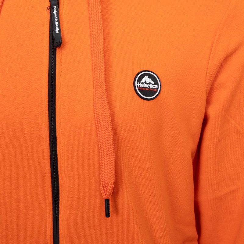 Sweat zip capuche 08gaia orange Homme HELVETICA Sweat zip capuche 08gaia orange Homme HELVETICA