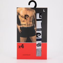 Lot de 4 boxer homme en coton pca/1/bcx4/cla/3 Homme PIERRE CARDIN
