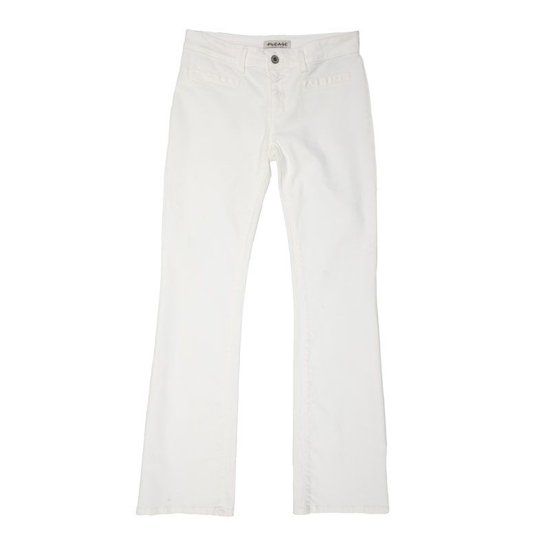 Pantalon bianco p5458tw524 Femme PLEASE