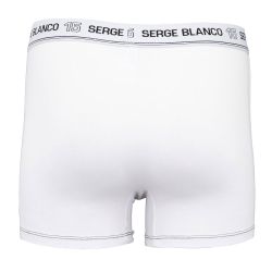 Boxer coton elasthane ser/1/bc/cla/ass5 Homme SERGE BLANCO