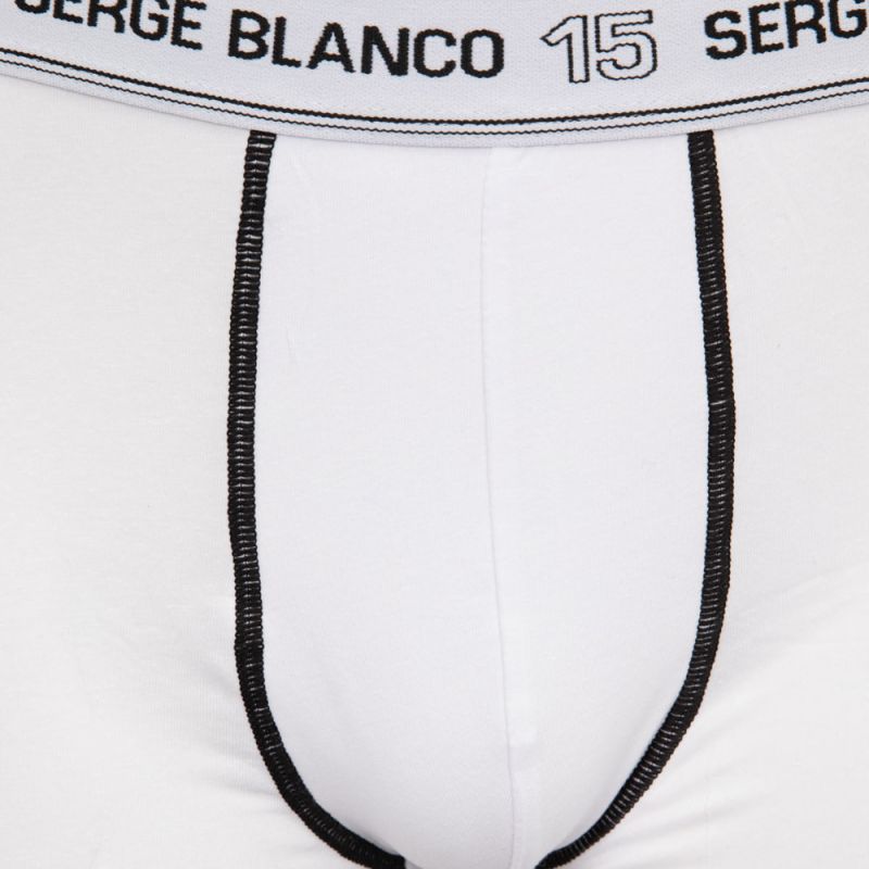 Boxer coton elasthane ser/1/bc/cla/ass5 Homme SERGE BLANCO Boxer coton elasthane ser/1/bc/cla/ass5 Homme SERGE BLANCO