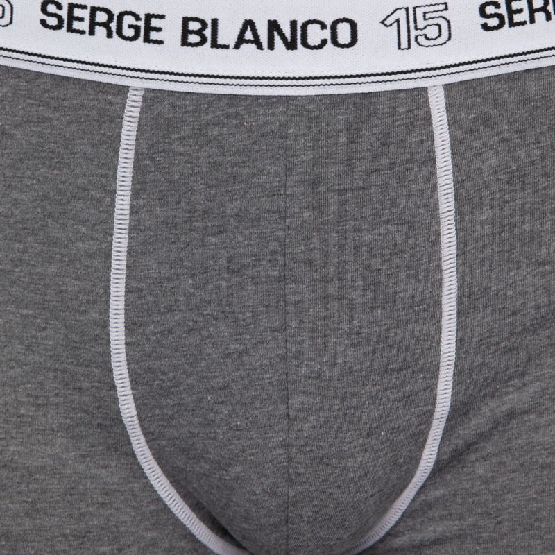 Boxer coton elasthane ser/1/bc/cla/ass5 Homme SERGE BLANCO