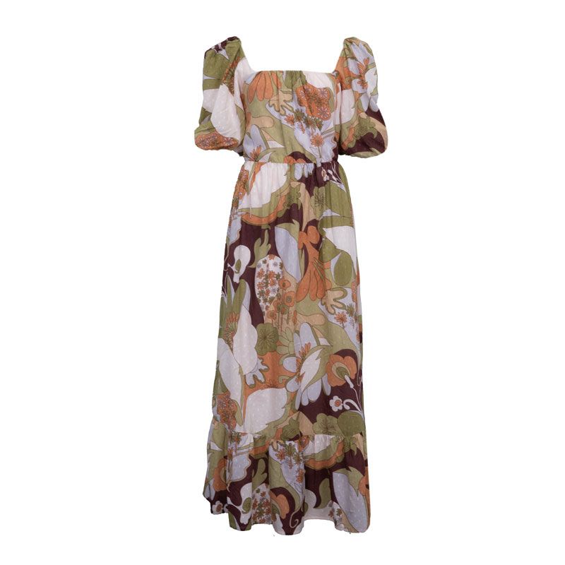Robe mc kaki bahia1kdr Femme ANTIK BATIK
