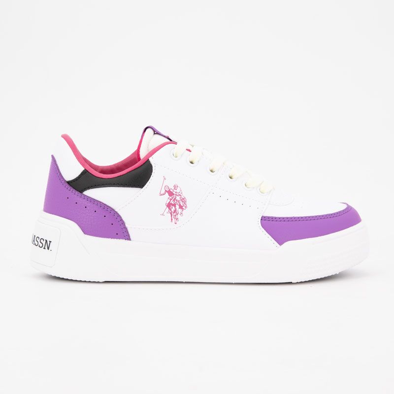 Basket white-light yello nole001-whi-lye01 t36/41 Femme US POLO