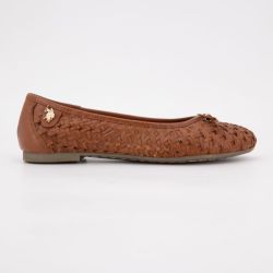 Ballerine tan julia001 lth-tan t36/41 Femme US POLO