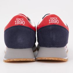 Baskets Aster bi color marine rouge lacets blancs Homme US POLO Baskets Aster bi color marine rouge lacets blancs Homme US POLO