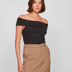 Tee shirt vikani black 14106301 4423 Femme VILA