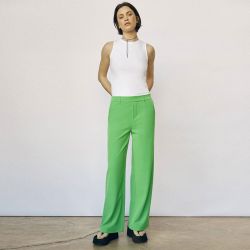 Pantalon objlisa vibrant green 23037921 4422 Femme OBJECT