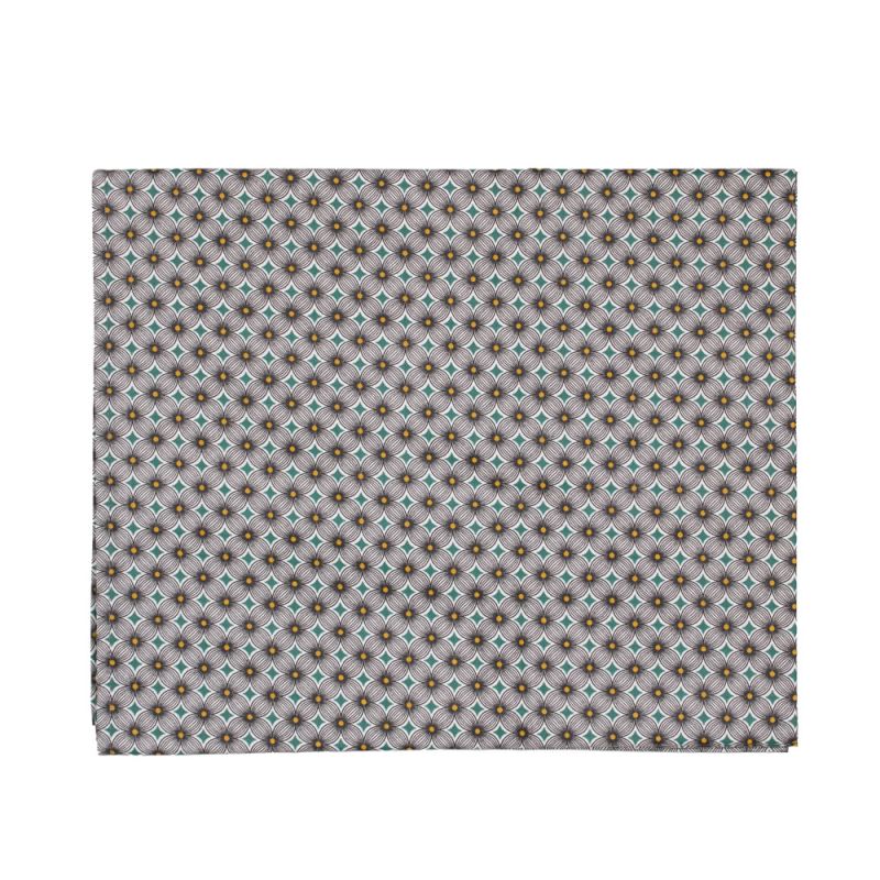 Nappe 150x150 plastifie sisal emeraude a07103emer Mixte SUD ETOFFE