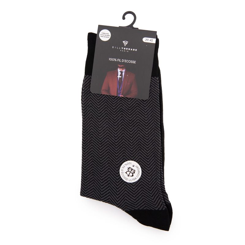 Chaussette fil d'ecosse fantaisie 20140 Homme BILL TORNADE
