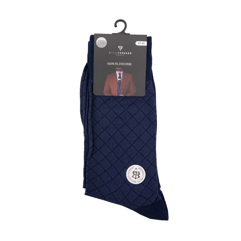 Chaussette fil d'ecosse fantaisie 20140 Homme BILL TORNADE
