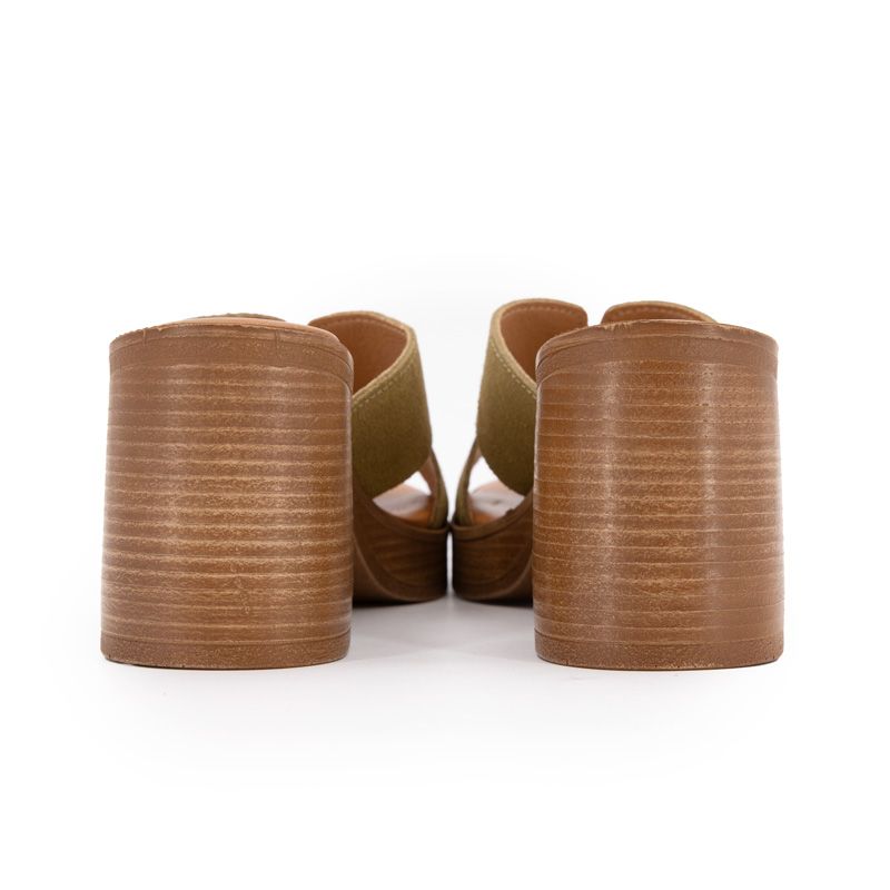 Mules serraje à talon plateforme Femme CARLA TORTOSA