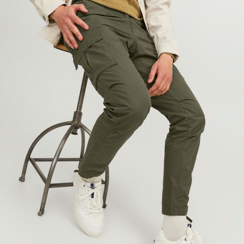 Pantalon jwhace olive night 12243917 4285 Homme JACK & JONES Pantalon jwhace olive night 12243917 4285 Homme JACK & JONES