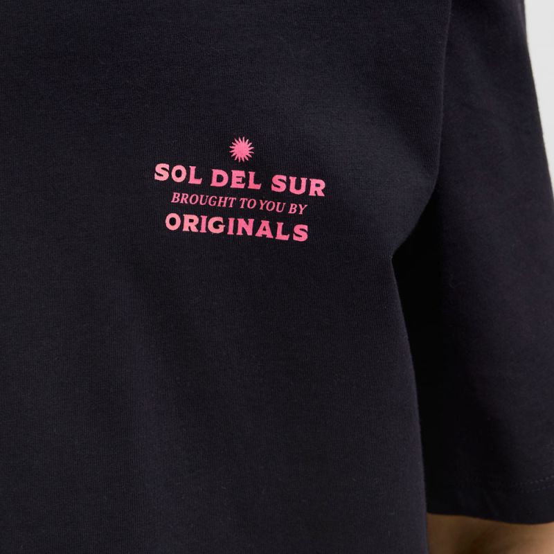 Tee shirt jwhmykonosblack 12276717 4285 Homme JACK & JONES