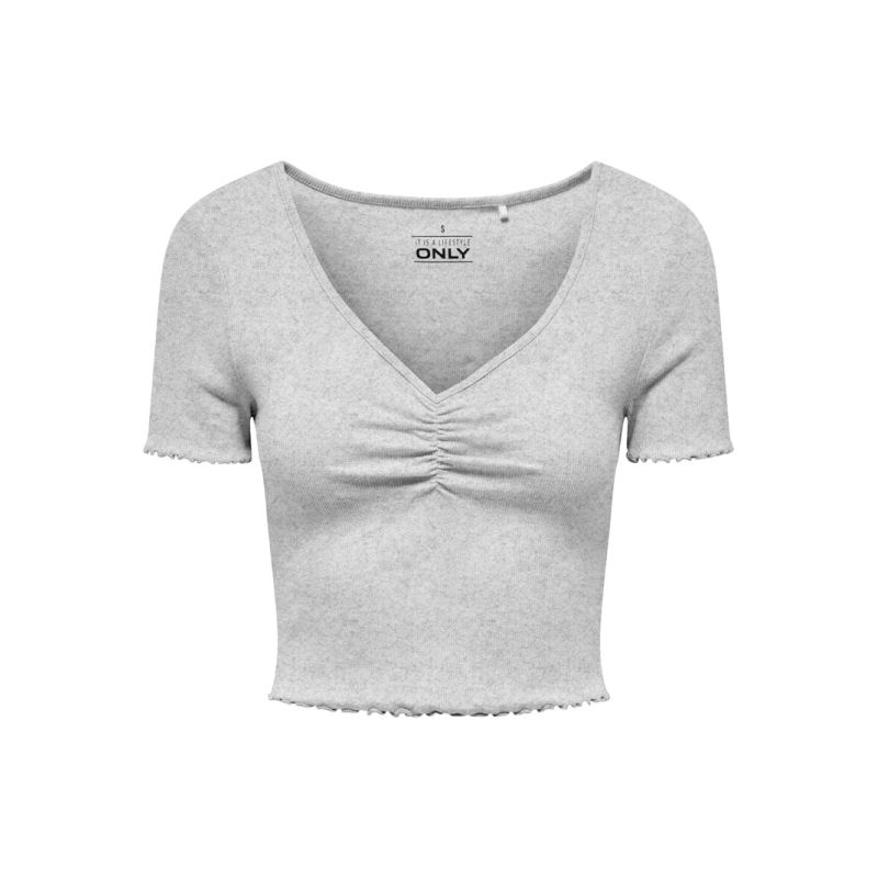 Haut onlbetty light grey melange 15311919 4230 Femme ONLY