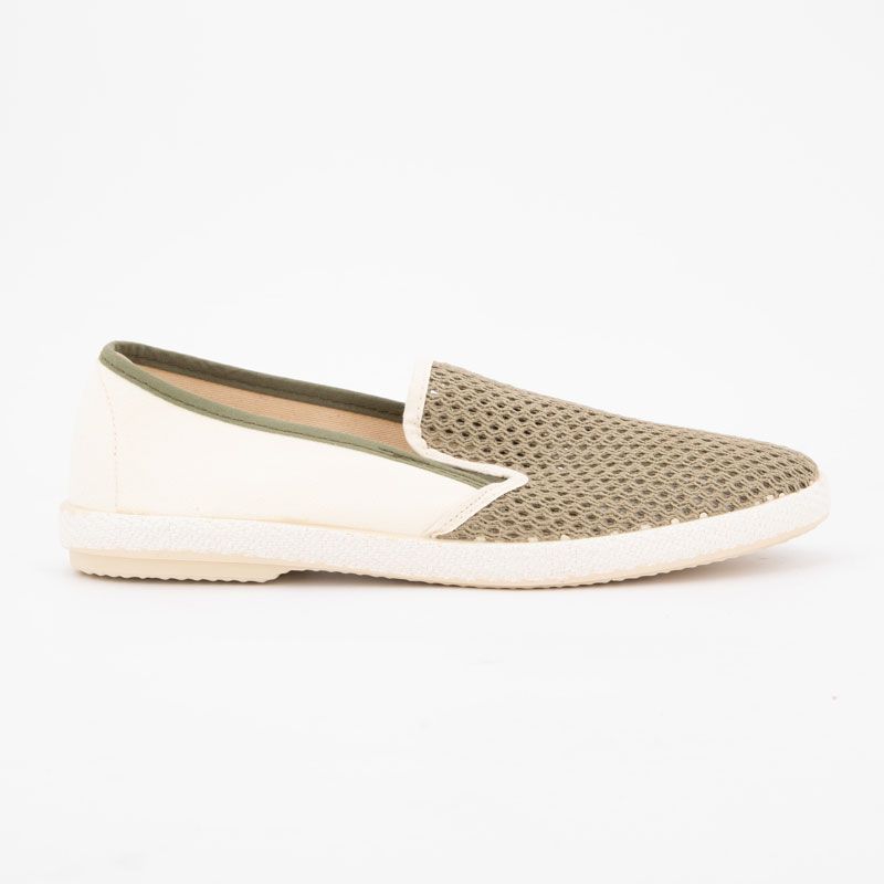 ESPADRILLE SLIP ON GRIS CRUDO GRIS
