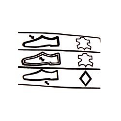 MULES COMPENSEE GRABADO CUERO 5373 T36/41 MULES COMPENSEE GRABADO CUERO 5373 T36/41