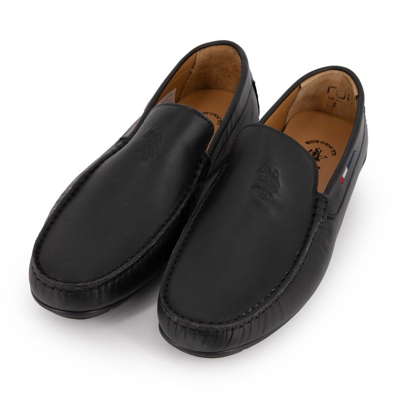 Mocassin black river002 lth-blk t41/46 Homme US POLO