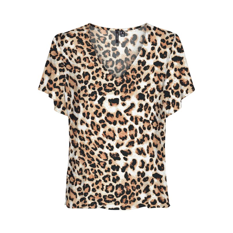 Haut vmeasy tan 10307987 4330 Femme VERO MODA