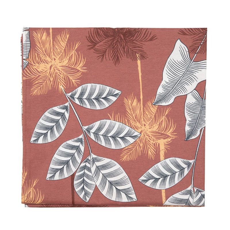 Nappe 300x150 plastifie jungle bois de rose a97111bois Mixte SUD ETOFFE