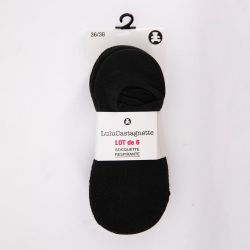 Lot de 6 paire de socquettes respirantes nadine Femme LULU CASTAGNETTE Lot de 6 paire de socquettes respirantes nadine Femme LULU CASTAGNETTE