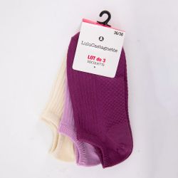 Lot de 3 paires de socquettes lalita Femme LULU CASTAGNETTE