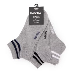 Pack de 3 socquettes magelan Homme KAPORAL