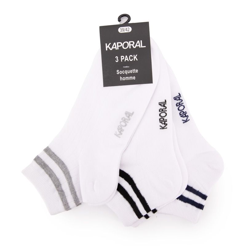 Pack de 3 socquettes magelan Homme KAPORAL