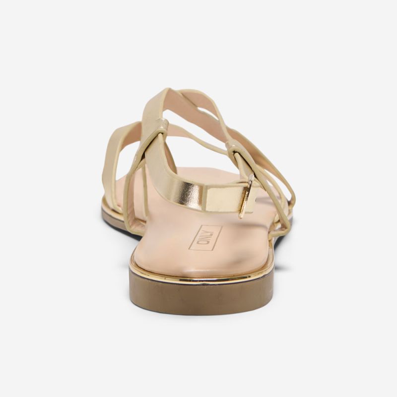 SANDALE ONLMARI-2 GOLD COLOUR 15341129 4280