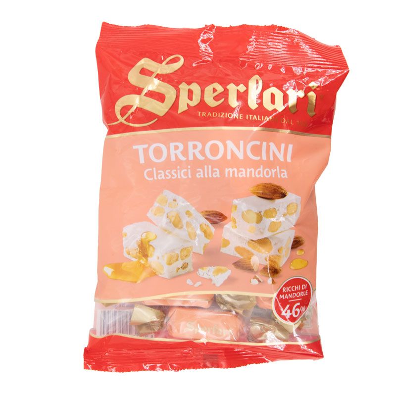 Sachet 117g nougats aux amandes et aux miel Mixte SPERLARI