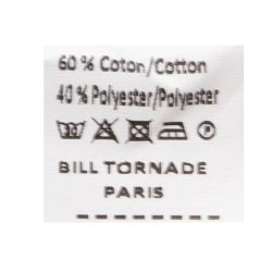 Chemise unie mc regular noire bill302 Homme BILL TORNADE