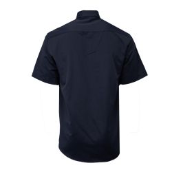 Chemise unie mc regular noire bill302 Homme BILL TORNADE