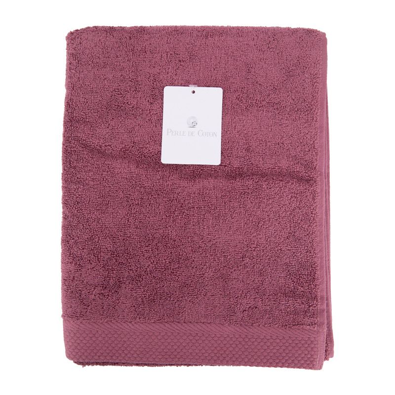 Serviette de toilette50x100 cm Mixte PERLE DE COTON