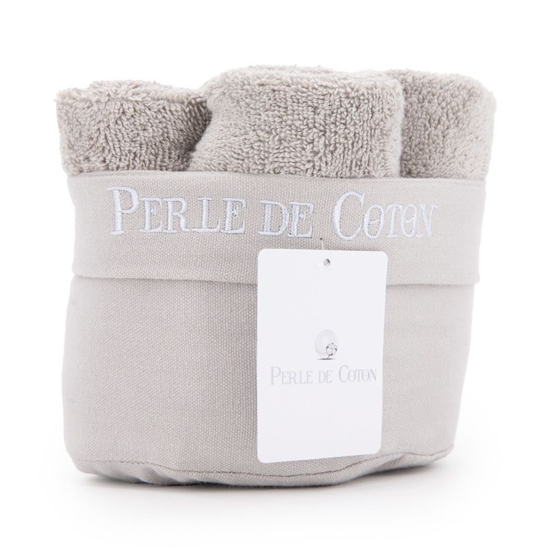 LOT 6 DE SERVIETTES INVITEES GRIS ANTH