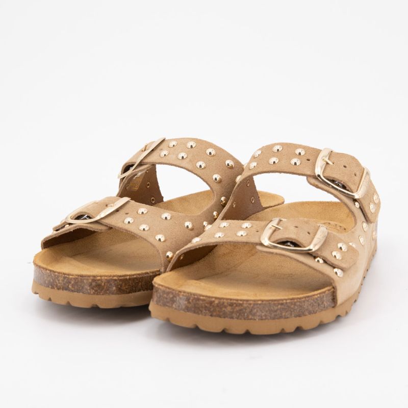 Mules suede boucle effet clou Femme I AM Mules suede boucle effet clou Femme I AM