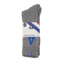 Chaussettes de tennis lot de 3 paires blanches coqsportif/x Homme LE COQ SPORTIF Chaussettes de tennis lot de 3 paires blanches coqsportif/x Homme LE COQ SPORTIF