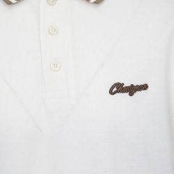 Polo broder 44496 albus Homme CHEVIGNON