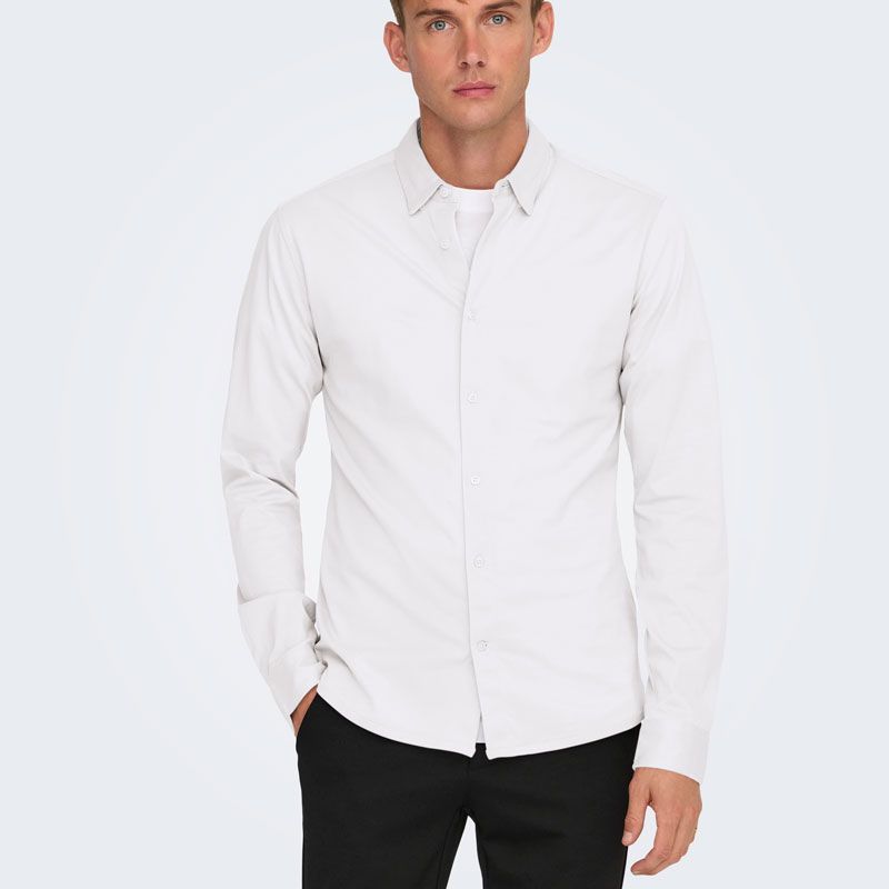 Chemise onsrobin dark navy 22031023 4445 Homme ONLY AND SONS