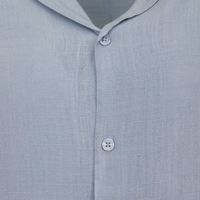 Chemise mc en lin lt kaki leon Homme PANAME BROTHERS