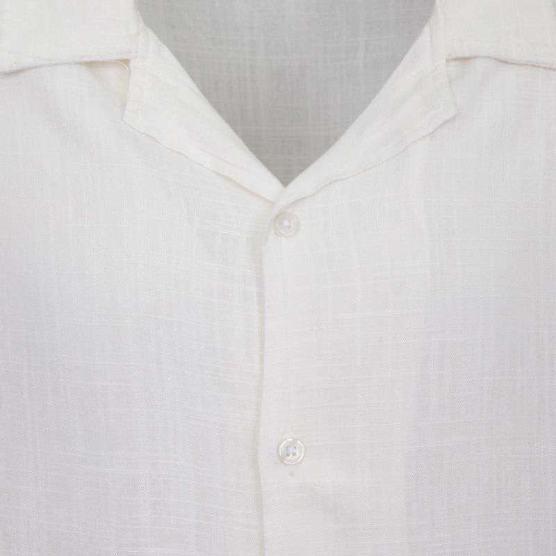 Chemise mc en lin lt kaki leon Homme PANAME BROTHERS