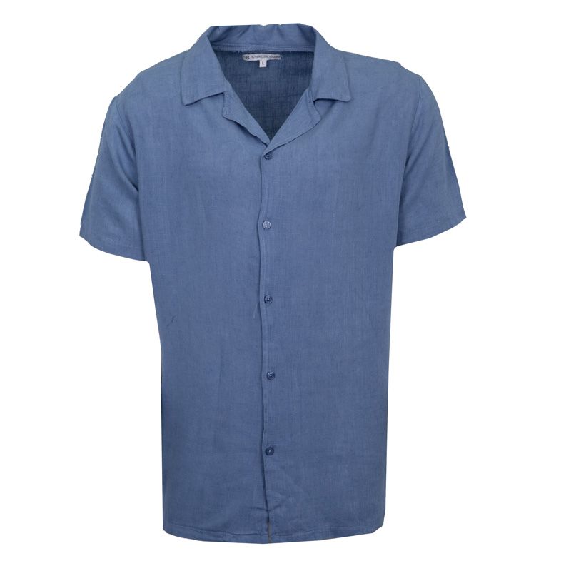 Chemise mc en lin lt kaki leon Homme PANAME BROTHERS