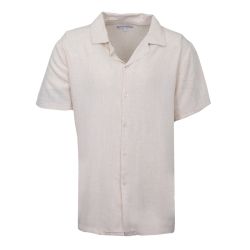 Chemise mc en lin lt kaki leon Homme PANAME BROTHERS