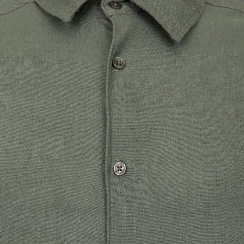 Chemise ml en lin lt kaki lino Homme PANAME BROTHERS