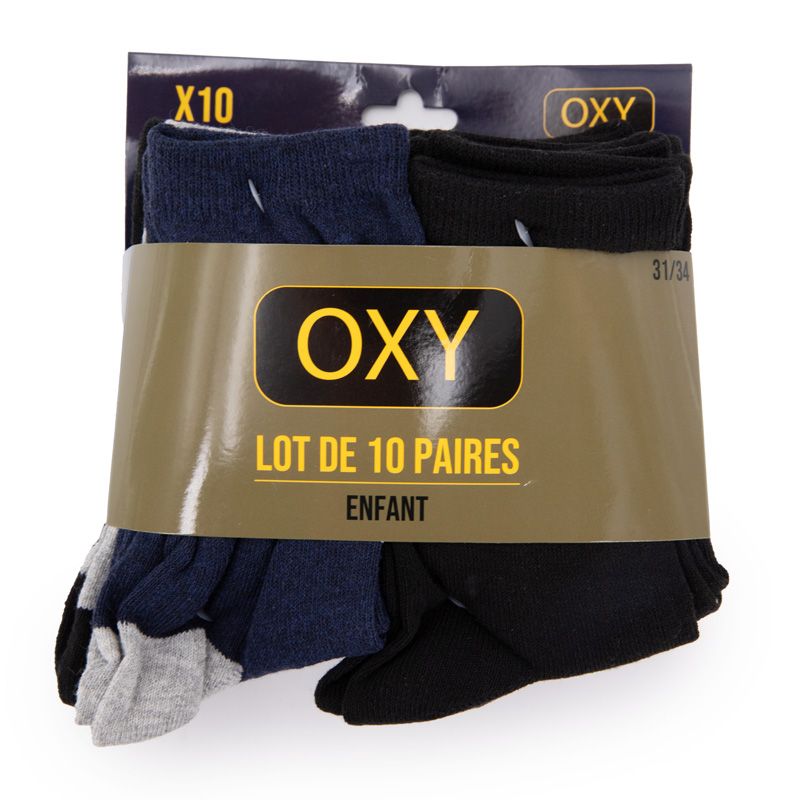 Pack de 10 chaussettes garcon libero Enfant OXY
