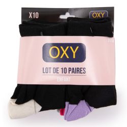 Pack de 10 chaussettes fille lorella Enfant OXY