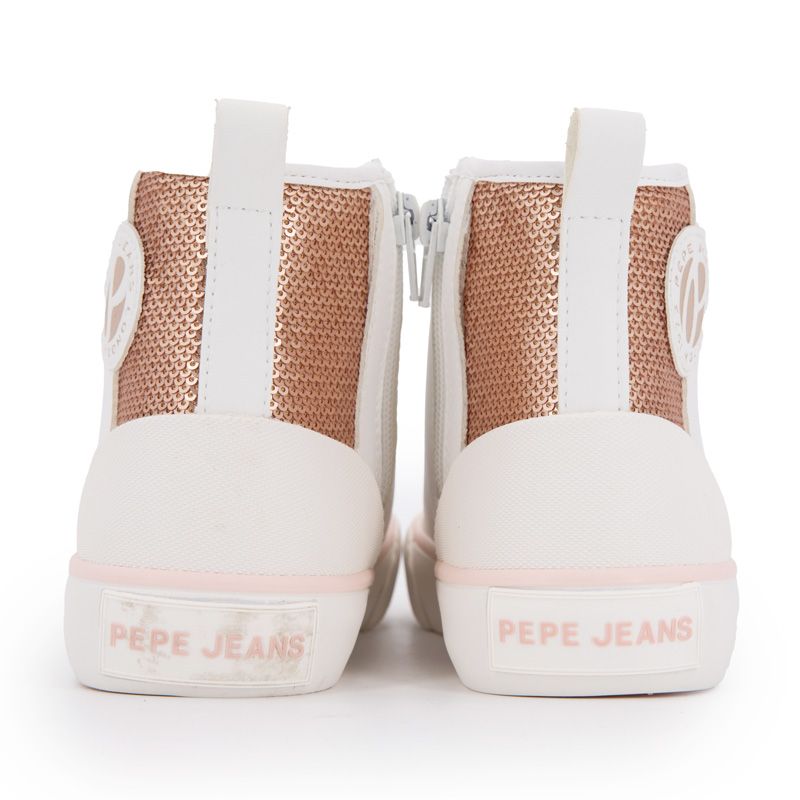 Basket ottis young g 803off white pgs30608 t32/39 Enfant PEPE JEANS