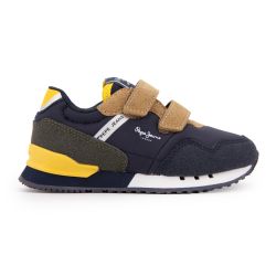 Basket london class bk 595navy pbs40007 t24/31 Enfant PEPE JEANS