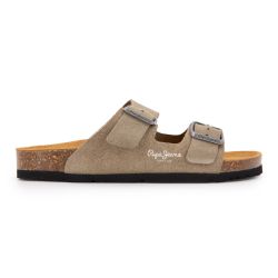 Mule oban sued taupe beige pls80009 t36-41 Femme PEPE JEANS