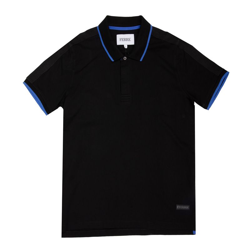 Polo elio black 25497 Homme GIANFRANCO FERRE