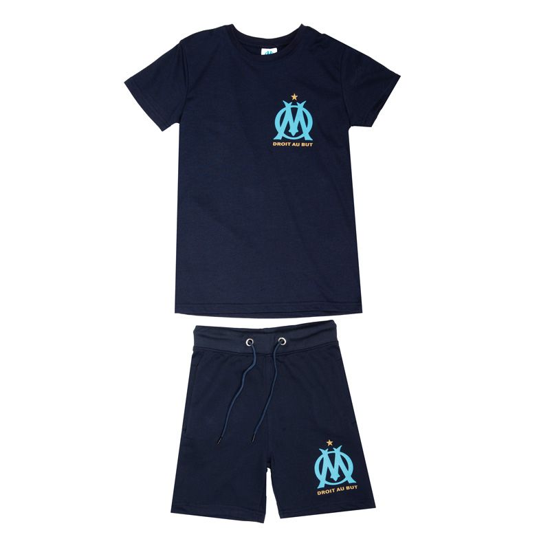 Ensemble enfant tee shirt/short blanc om Enfant OM